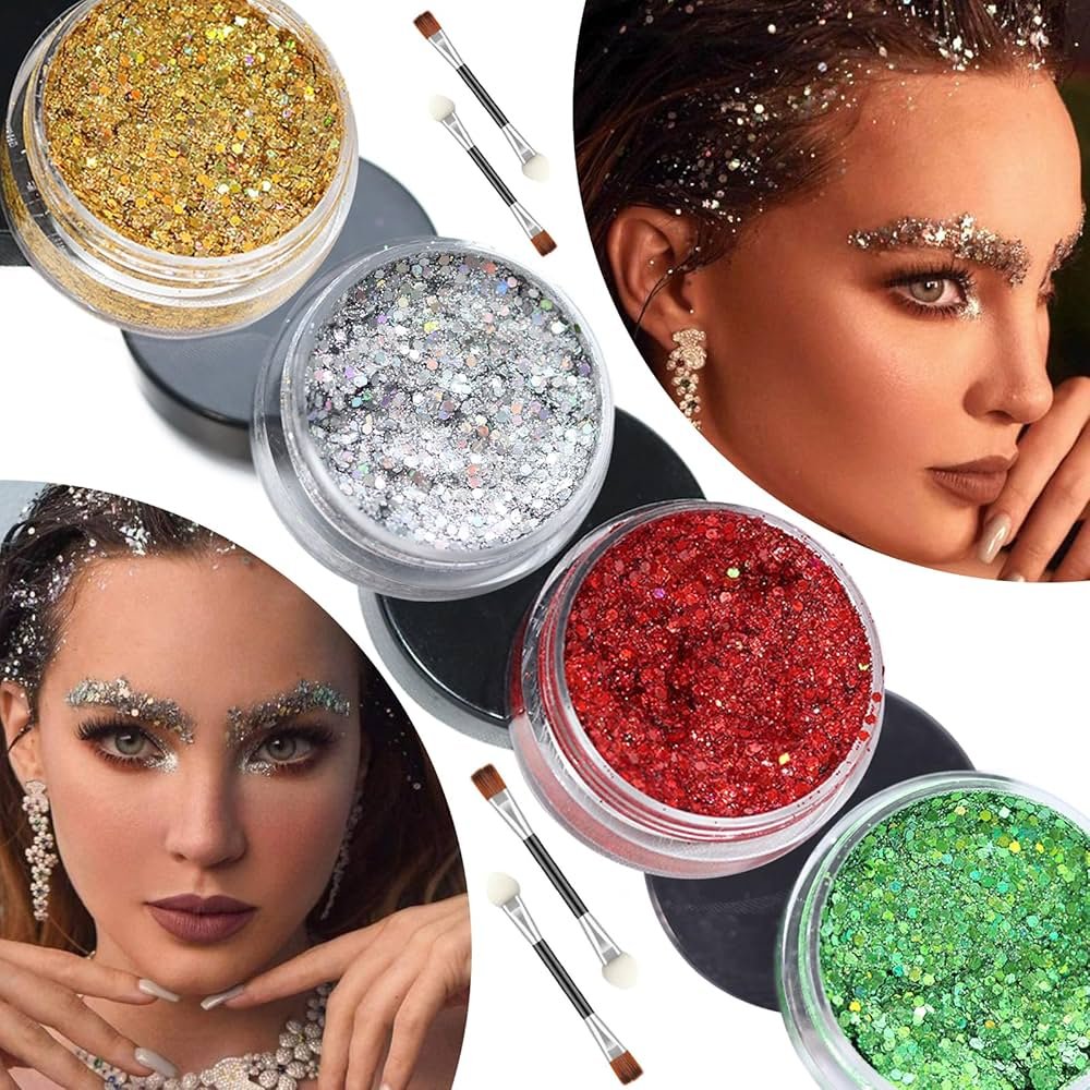 découvrez notre sélection d'accessoires de maquillage parfaits pour les festivals : paillettes, pinceaux, strass et plus encore pour un look unique et audacieux. soyez prêt(e) à briller et à vous démarquer lors de votre prochain festival !