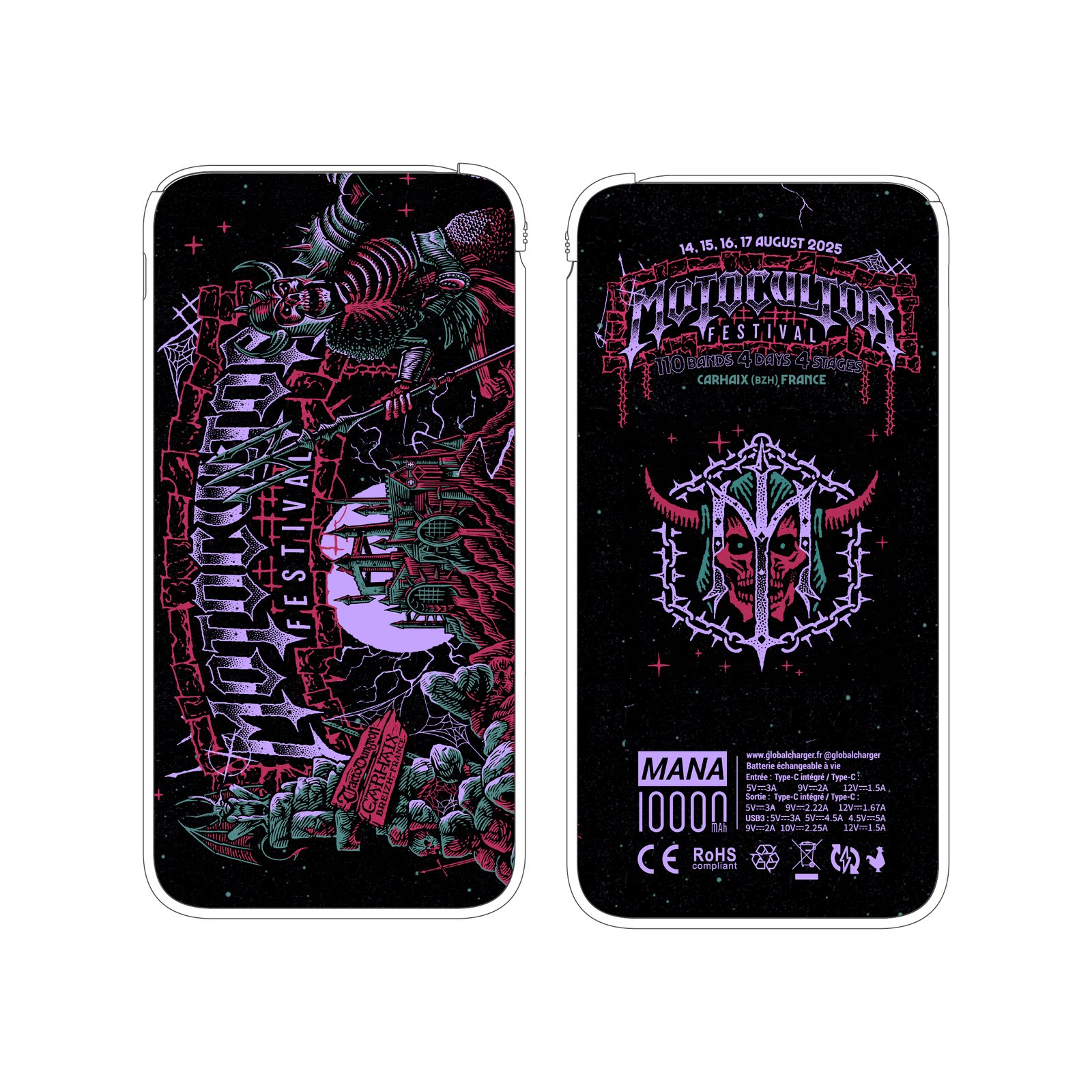 découvrez la batterie externe idéale pour vos festivals : légère, puissante et compacte pour recharger vos appareils en toute liberté et profiter pleinement de la musique sans interruption.