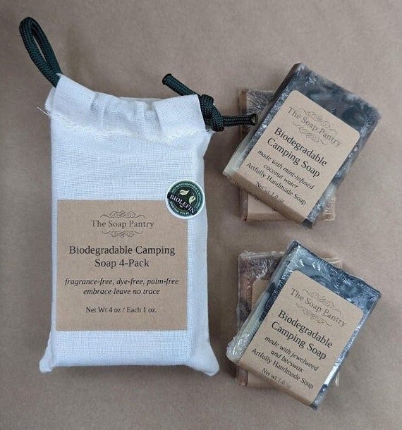 découvrez notre savon biodégradable spécial camping : pratique, respectueux de l'environnement et doux pour la peau. idéal pour vos aventures en plein air tout en protégeant la nature.